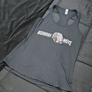 Next Level Apparel Black Graphic Tank Top